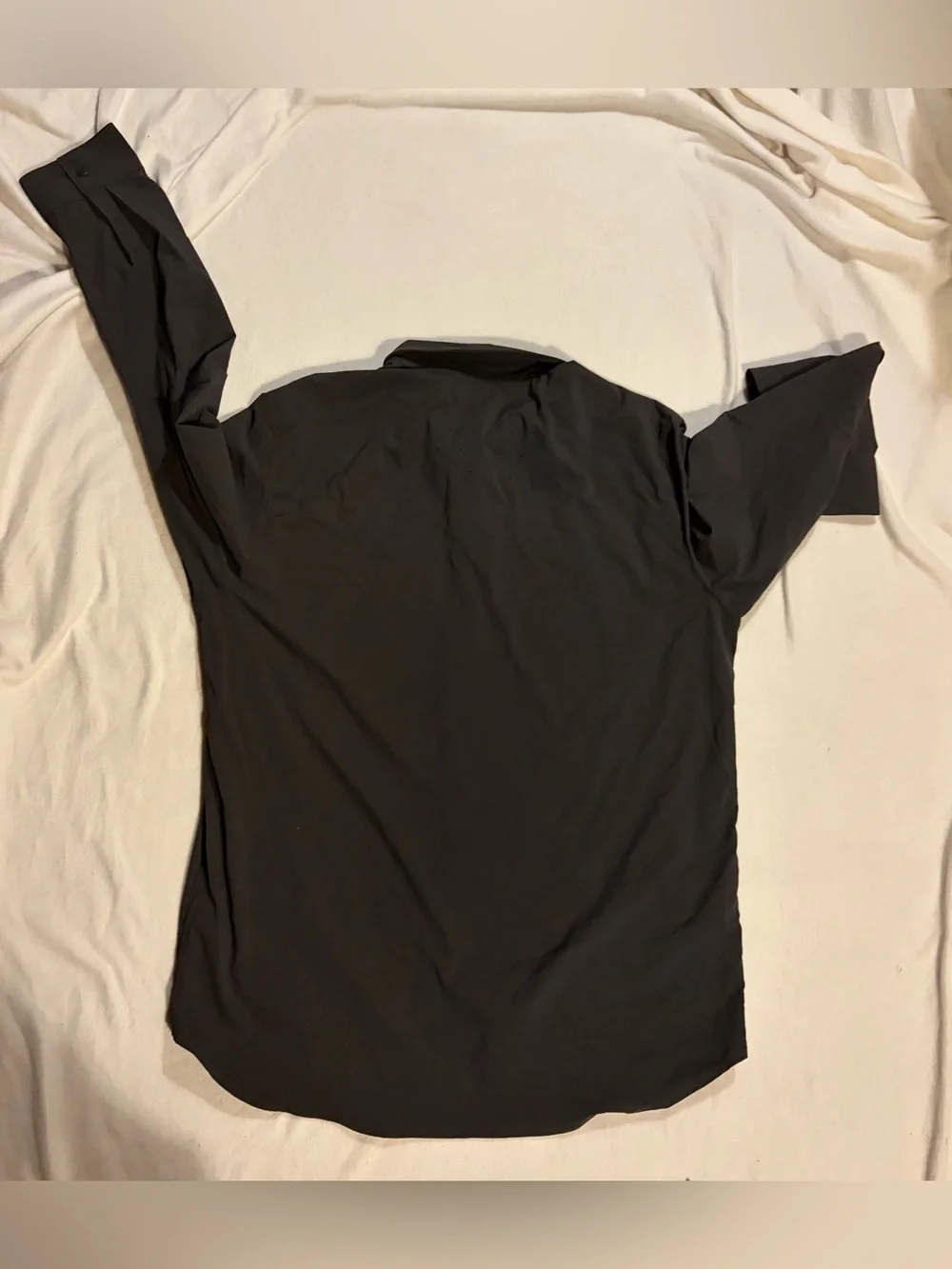 The North Face Dark Gray Long-Sleeve Snap Front Trail Shirt - Size L